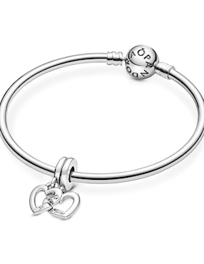 Charm de corazón Pandora moments de plata P 925 zirconia cúbica