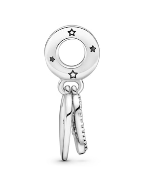 Charm de gato Pandora moments de plata zirconia cúbica