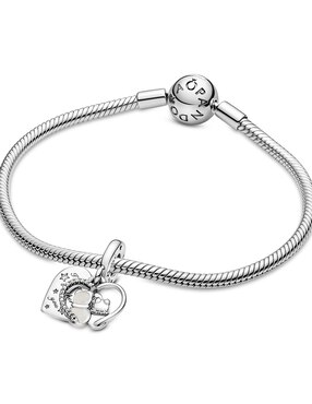 Charm de gato Pandora moments de plata zirconia cúbica