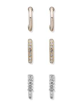 Broqueles You'Re Invited con acabado brillante cristal
