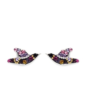 Set aretes y collar Zvezda de plata P 925 cristal