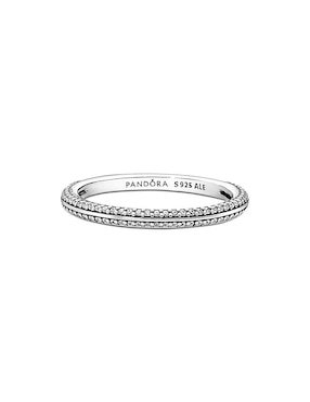 Anillo Pandora P 925 de plata pavé