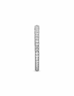 Anillo Pandora Signature P 925 de plata zirconia cúbica brillante