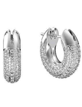 Arracadas Swarovski con acabado brillante