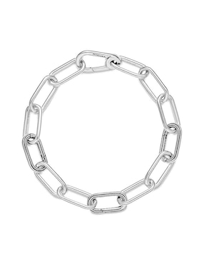 Brazalete Pandora de plata con acabado pulido