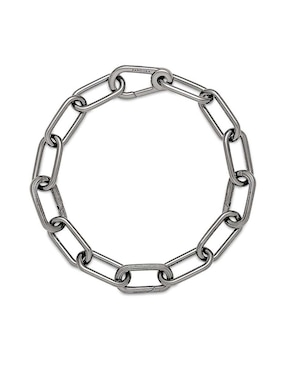 Brazalete Pandora de plata Me con acabado liso