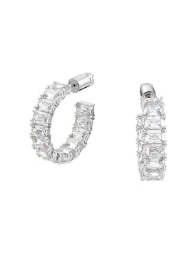 Arracadas Swarovski con acabado brillante