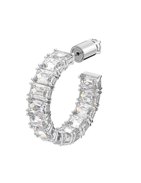 Arracadas Swarovski con acabado brillante