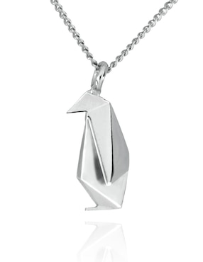 Dije de pingüino Necora de plata P 925