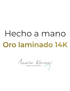 Set pulsera María Karina con acabado liso