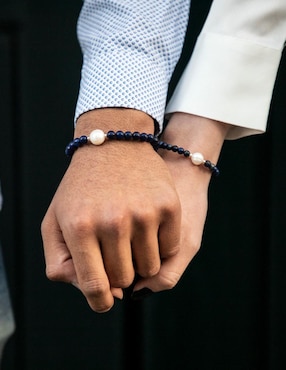 Set pulsera María Karina con acabado liso