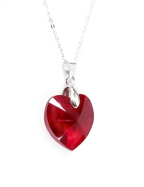 Collar Plata .925 Zvezda Heart Siam