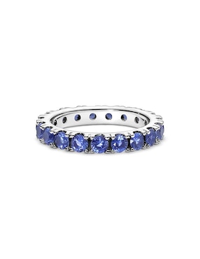 Anillo de flor Pandora Timeless P 925 de plata cristal pavé