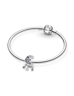 Charm de luna Pandora de plata P 925 zirconia cúbica