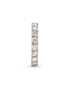 Anillo Pandora Timeless de plata P 925 zirconia cúbica con acabado baño de oro rosa