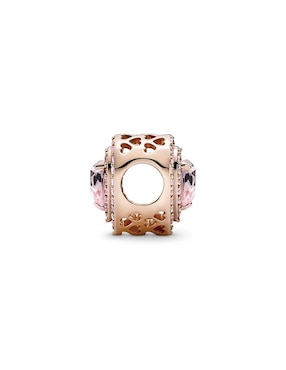 Colgante de corazón Pandora de plata zirconia cúbica
