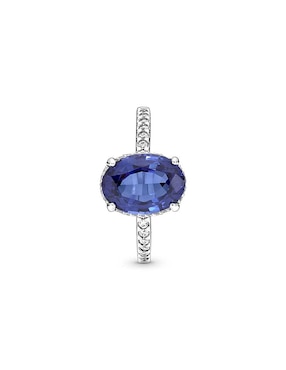 Anillo ovalado Pandora Timeless P 925 de plata zirconia cúbica pavé