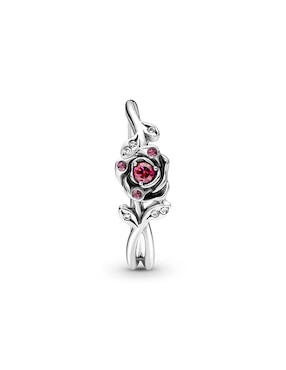 Anillo de flor Pandora Disney X Disney de plata zirconia cúbica pulido