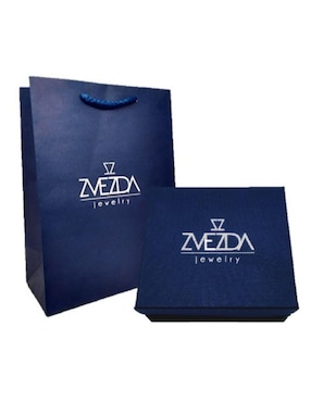Set aretes y collar Zvezda de plata P 925