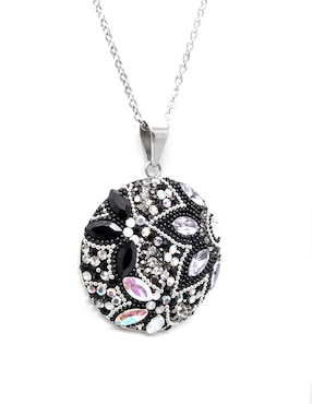 Set aretes y collar Zvezda de plata P 925