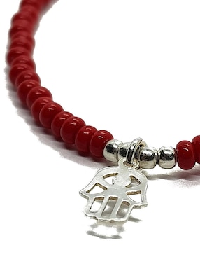 Pulsera María Karina de plata con acabado pulido