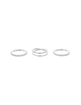 Set Anillo Redondo Kendra Scott Livy Zirconia Cúbica