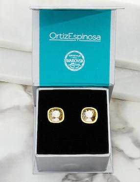 Broqueles Ortiz Espinosa con acabado brillante cristal