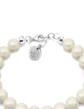 Pulsera Zvezda de plata con perla