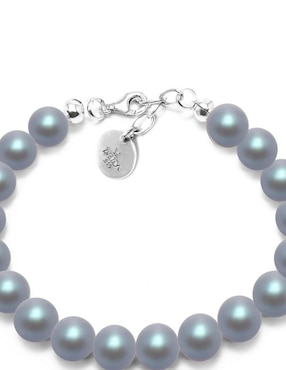 Pulsera Zvezda de plata con perla