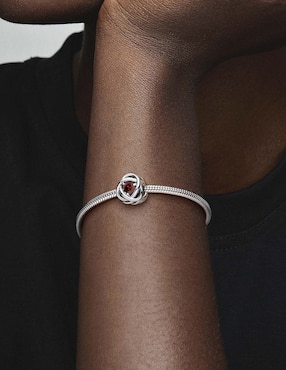Charm Pandora de plata P 925 cristal