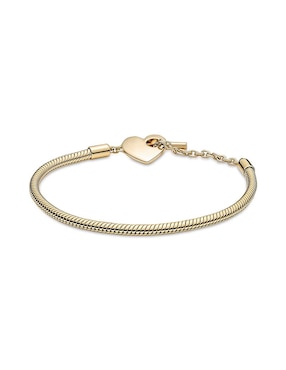 Brazalete Pandora de plata con acabado brillante
