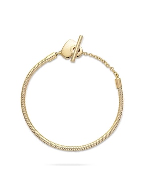 Brazalete Pandora de plata con acabado brillante