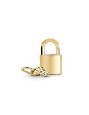 Charm Pandora de plata 14 K zirconia cúbica