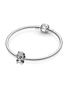 Charm de panda Pandora moments de plata P 925 zirconia cúbica