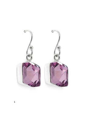 Collar y Aretes Zvezda Fancy de plata P .925 cristales swaroski