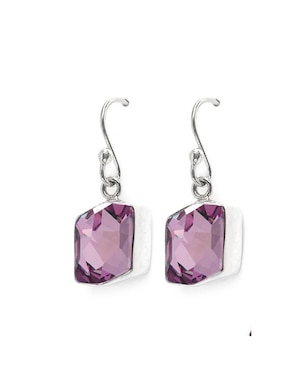 Collar y Aretes Zvezda Fancy de plata P .925 cristales swaroski