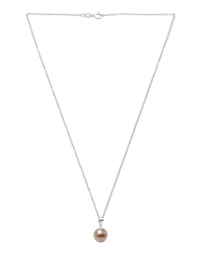 Collar y Aretes Zvezda de plata P .925 perla de cristal