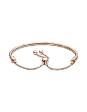 Brazalete Pandora de plata Rose con acabado pulido