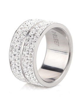 Anillo Ocean Heart cristal brillante