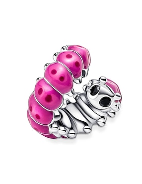 Charm de oruga Pandora moments de plata cristal