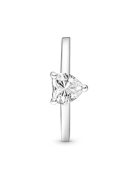 Anillo de corazón Pandora Timeless P 925 de plata zirconia cúbica pulido