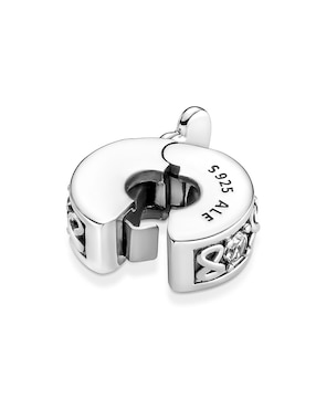 Charm de infinito Pandora moments de plata P 925 zirconia cúbica