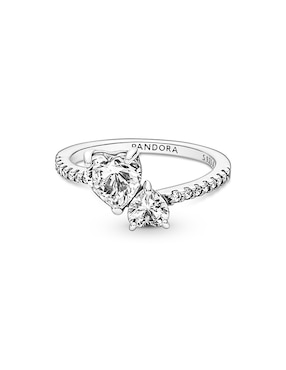 Anillo de corazón Pandora Timeless P 925 de plata zirconia cúbica brillante