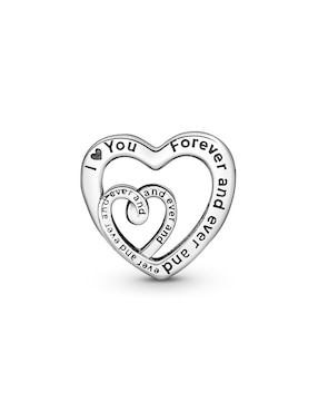 Charm de corazón Pandora moments de plata P 925