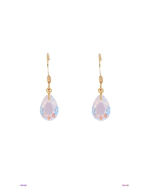 Aretes Largos De Gota Emanuel Ungaro Estacional Cristal