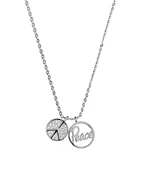 Collar Sofia Blum de plata P 925