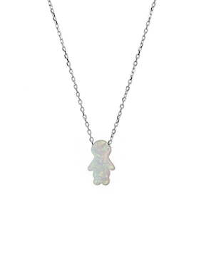 Collar Sofia Blum de plata P 925