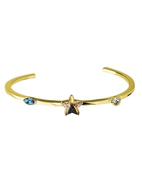 Brazalete Ocean Heart de baño de oro