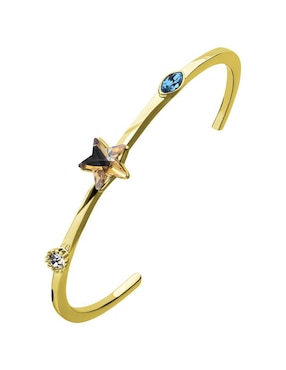 Brazalete Ocean Heart de baño de oro