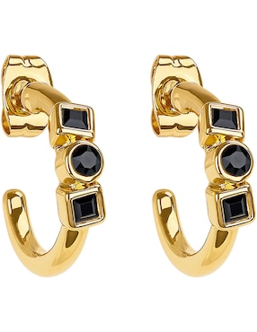Arracadas Adore Gold Collection con acabado brillante cristal